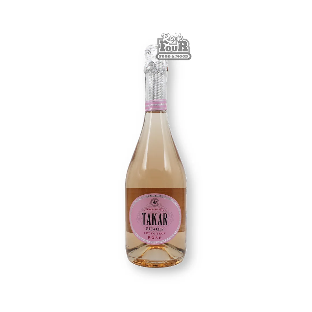 Sparkling wine "Takar Extra Brut Rose" 750ml